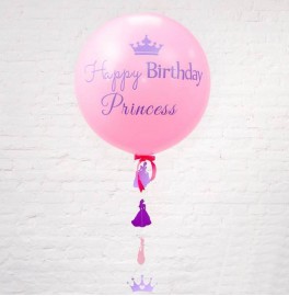 Олимпийский шар "С Днем рождения, Принцесса" 70 см